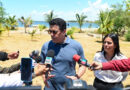 Ministro David Collado supervisa intervención en playa El Faro de San Pedro de Macorís